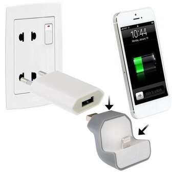 Iphone stopcontact lader / dock