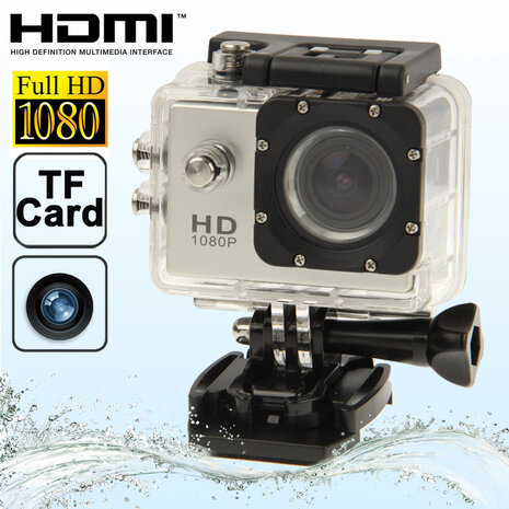 Full HD Camera (zilver)